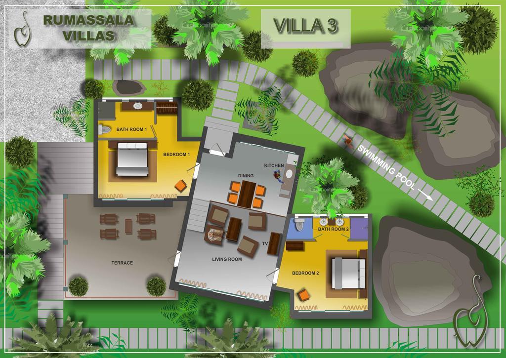 אונה ואטונה Rumassala Villas מראה חיצוני תמונה